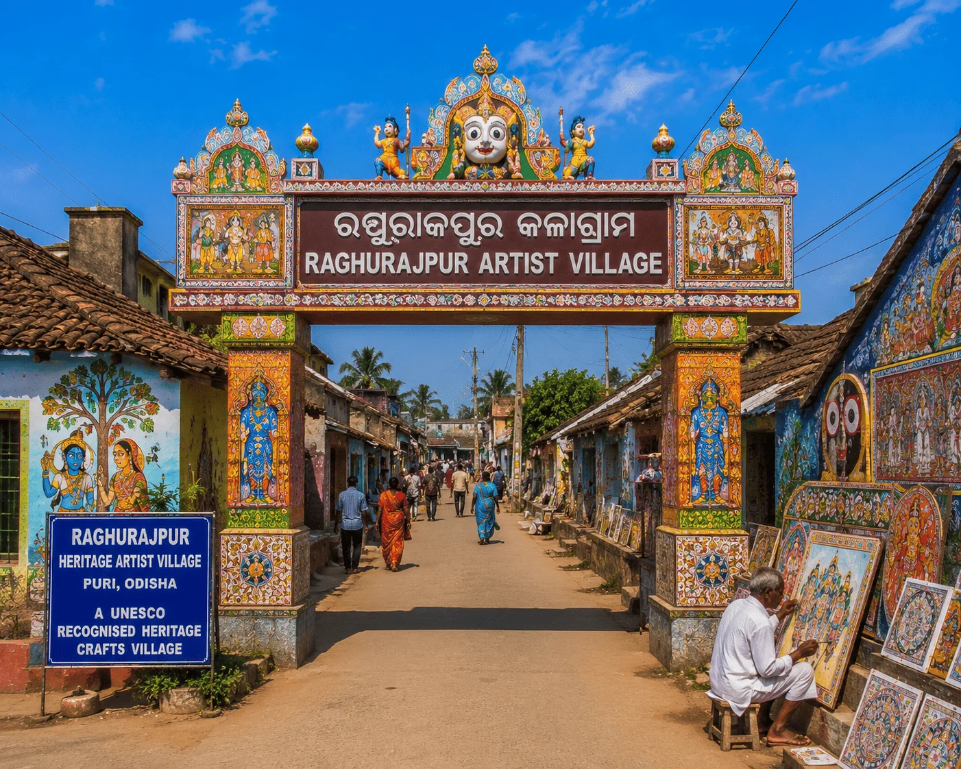 Raghurajpur Artist Village