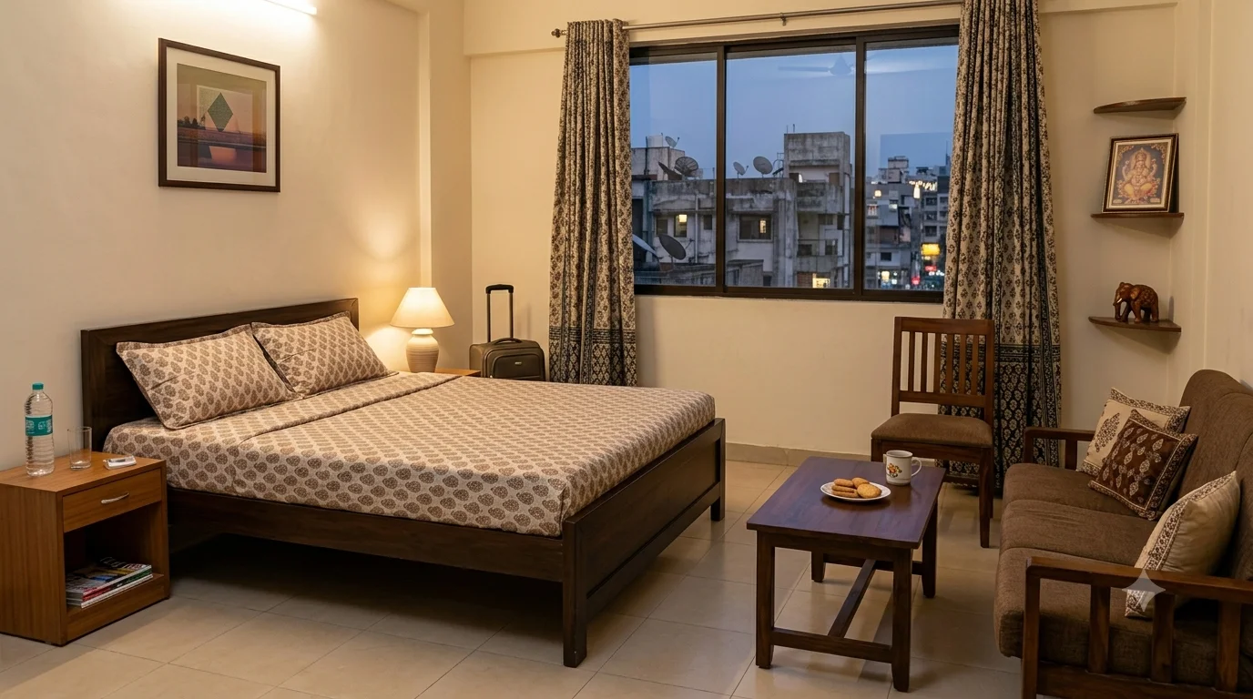 Comfortable guest room at AG Hotels and Resorts