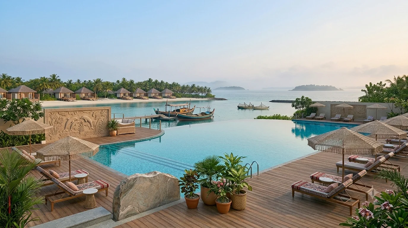 Resort pool and leisure